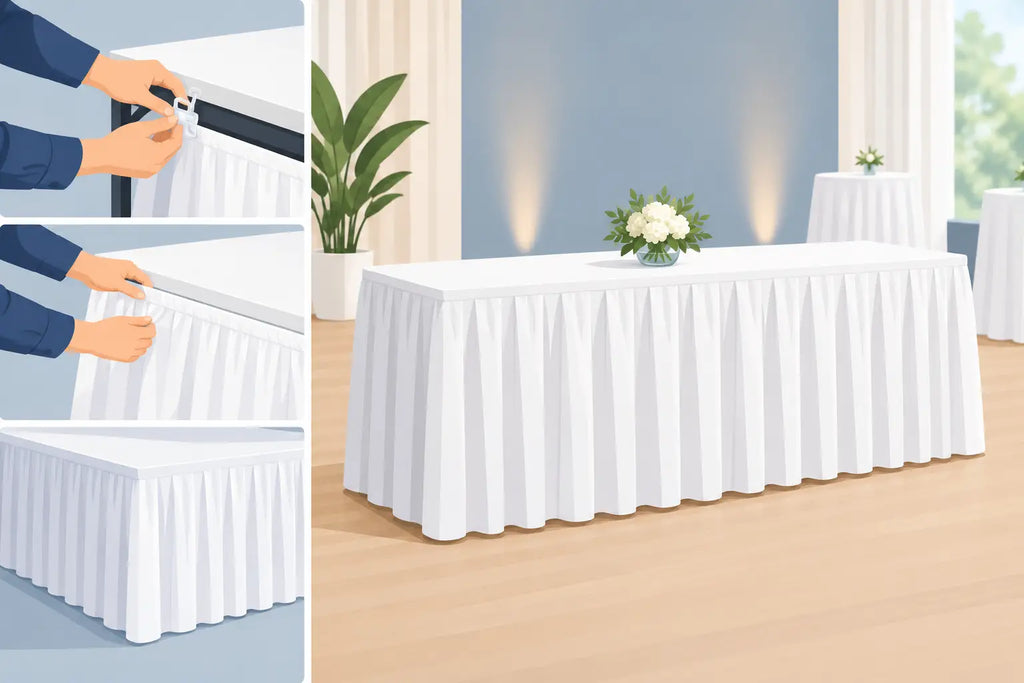 How to Install Table Skirting for Any Event