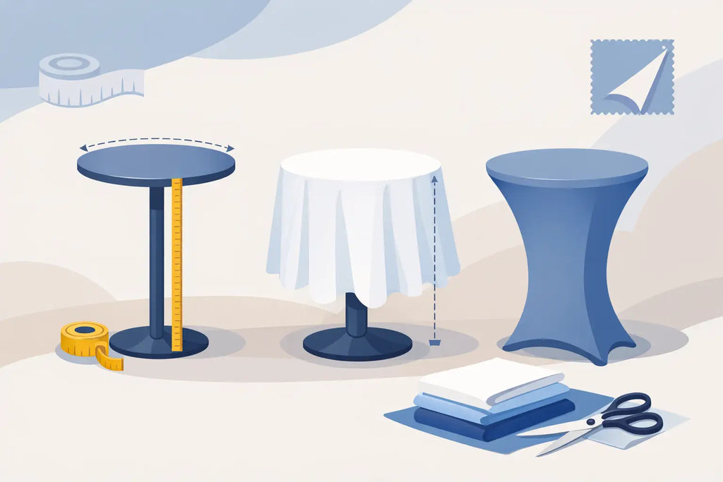 How to Measure Cocktail Tables for Linens