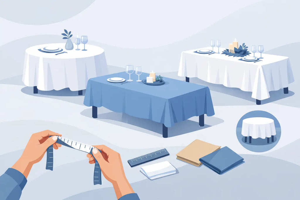 Banquet Linen Sizing Guide for Better Table Fit