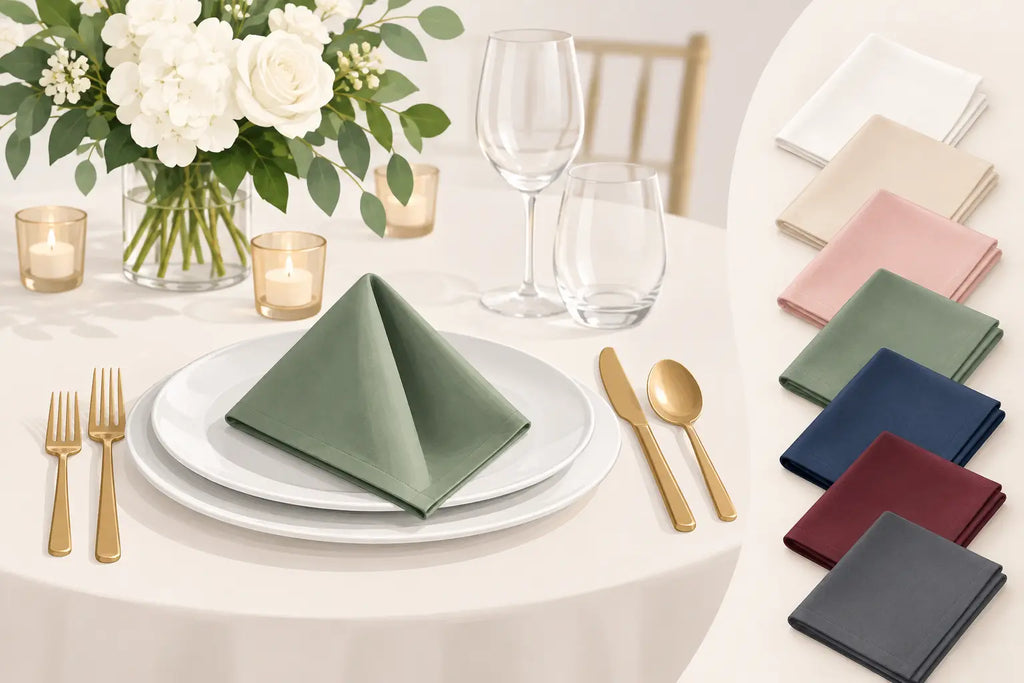 Best Napkin Colors for Events That Look Planned