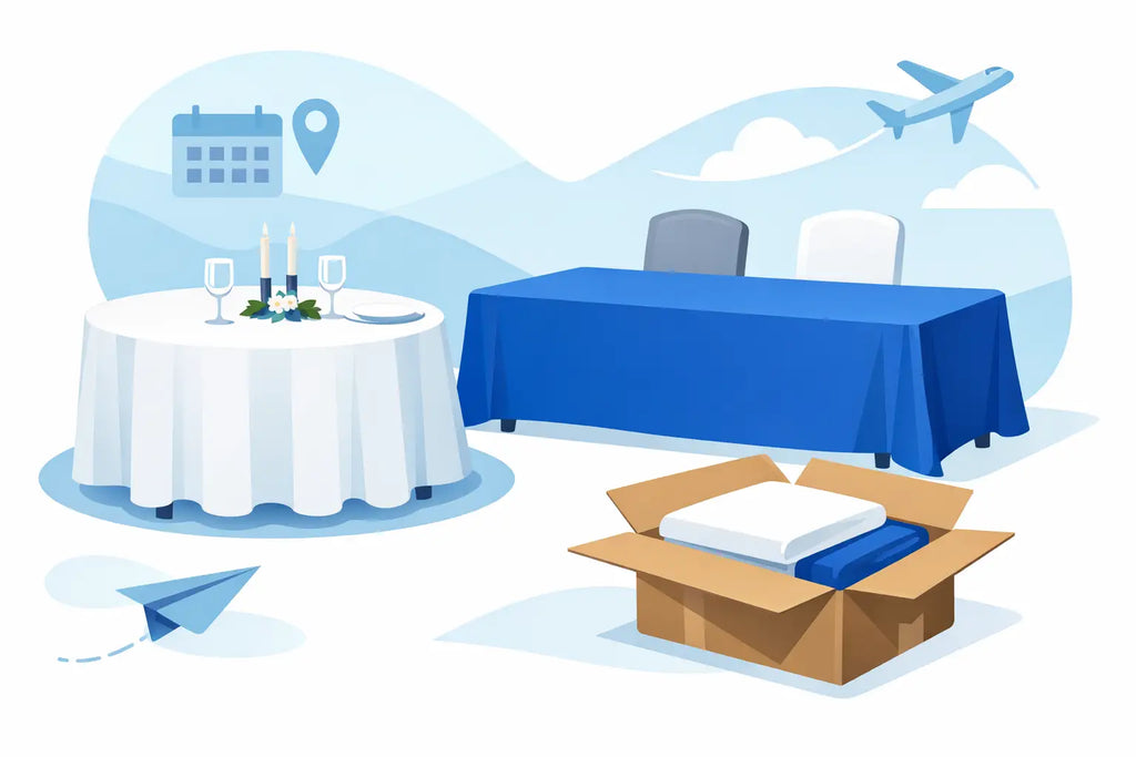 Event Tablecloths That Fit, Perform, and Arrive