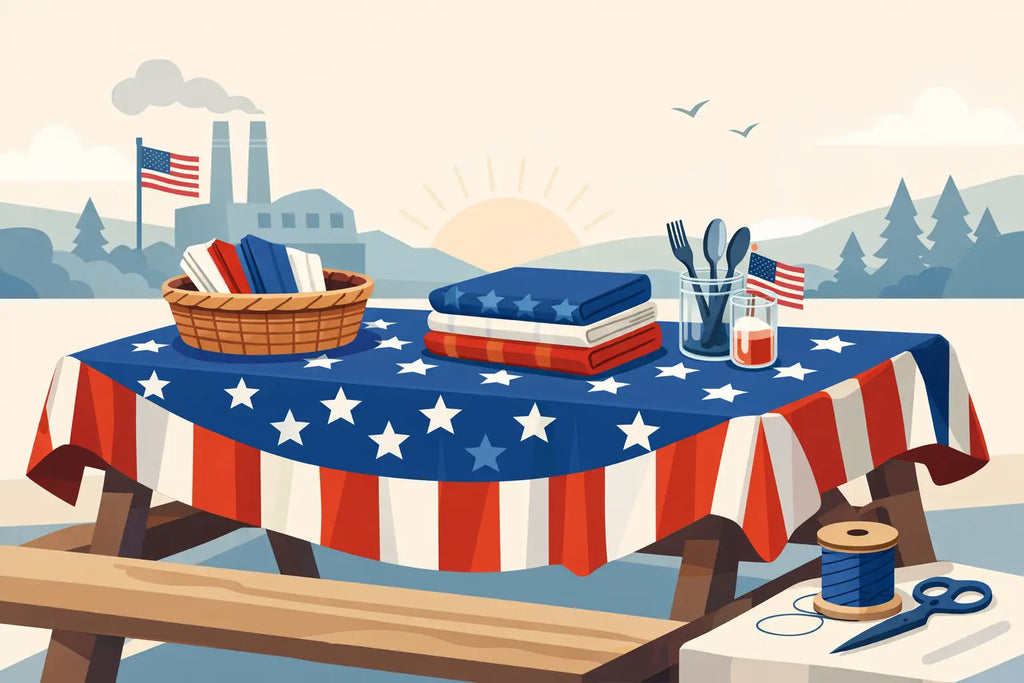 Made in USA Tablecloths That Work Hard