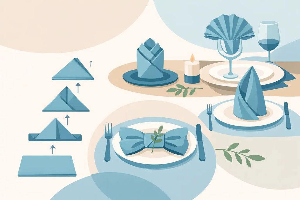 How to Fold Cloth Napkins for Any Table Setting