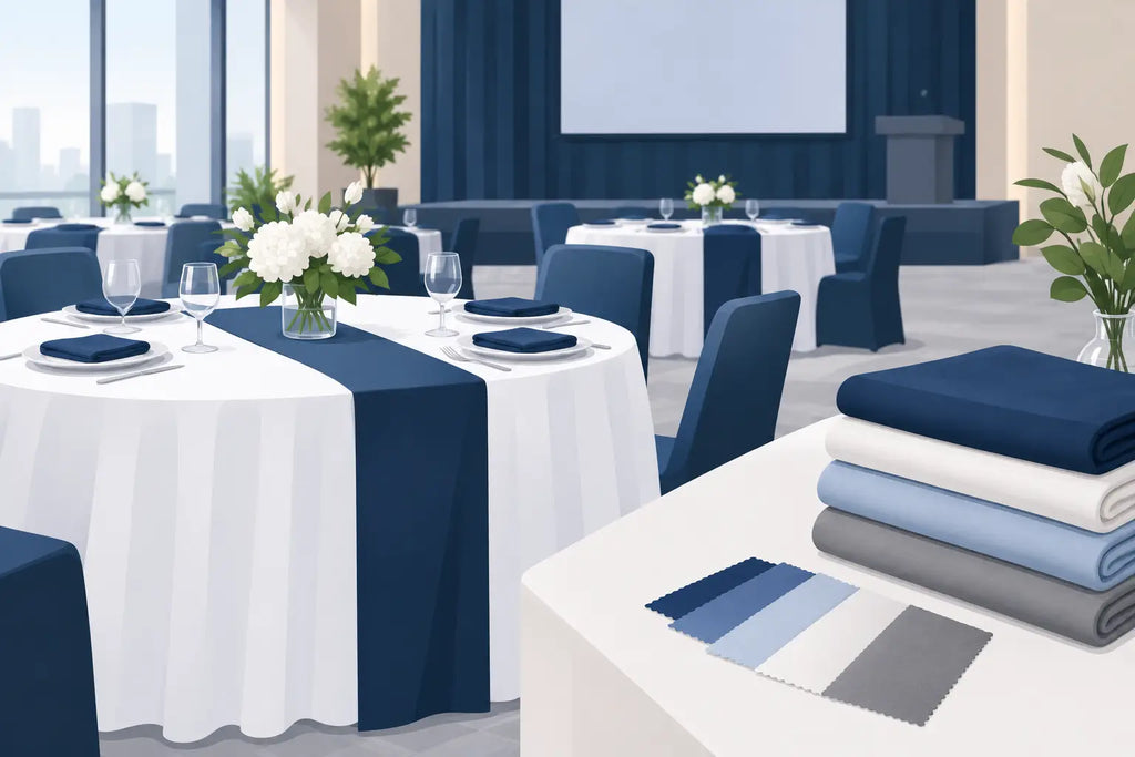How to Match Linens for Corporate Events