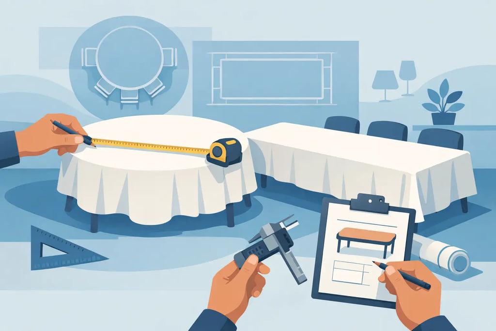 How to Measure Banquet Tables Right