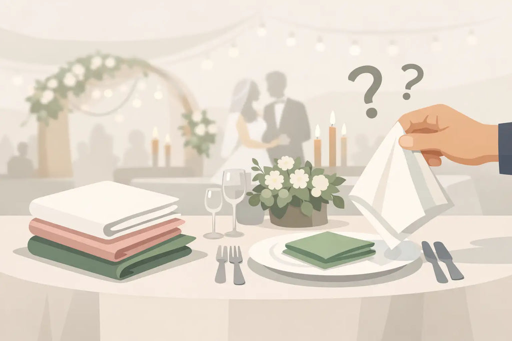 How Many Napkins for Wedding Tables?
