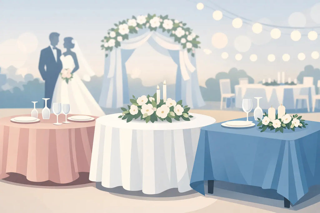 Best Tablecloths for Weddings That Fit Right
