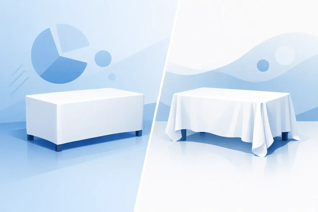 Fitted Versus Draped Table Covers