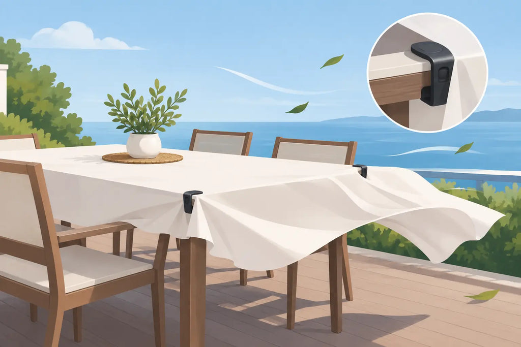 How to Secure Outdoor Tablecloths in Wind