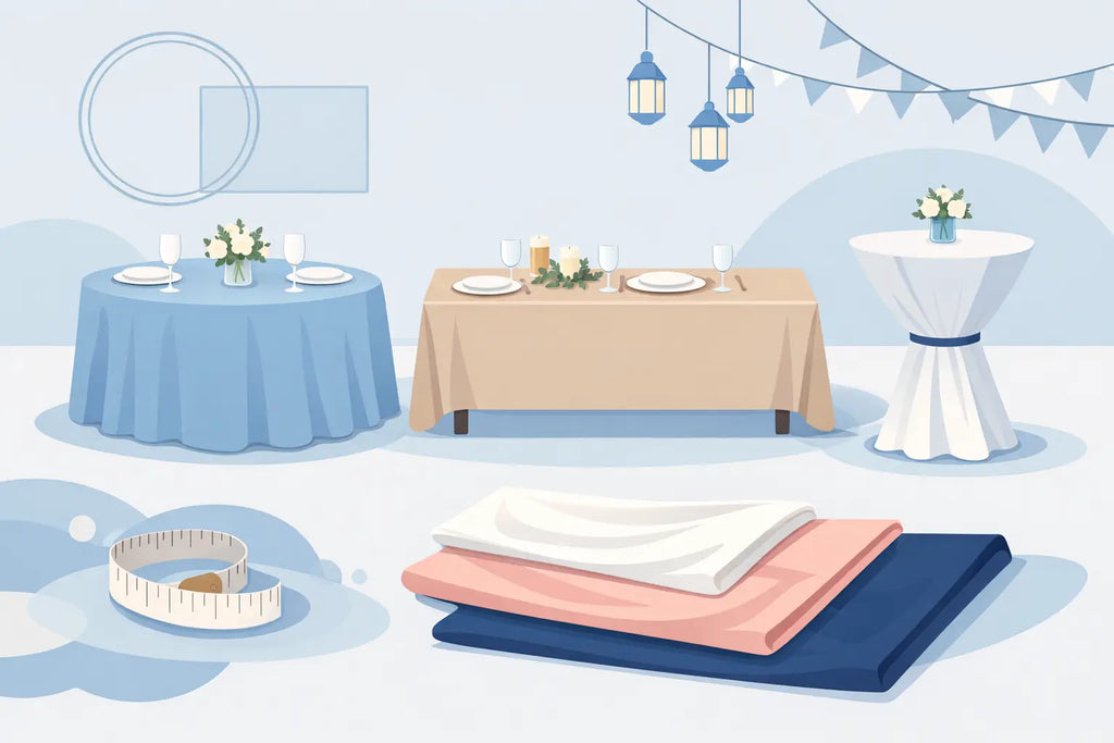 Event Linen Size Guide for Perfect Table Fit