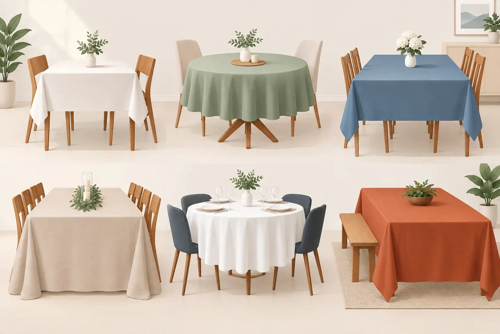 Tablecloth Sizes That Fit Every Table