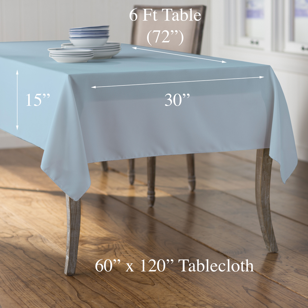 How to choose the best tablecloth size for your table
