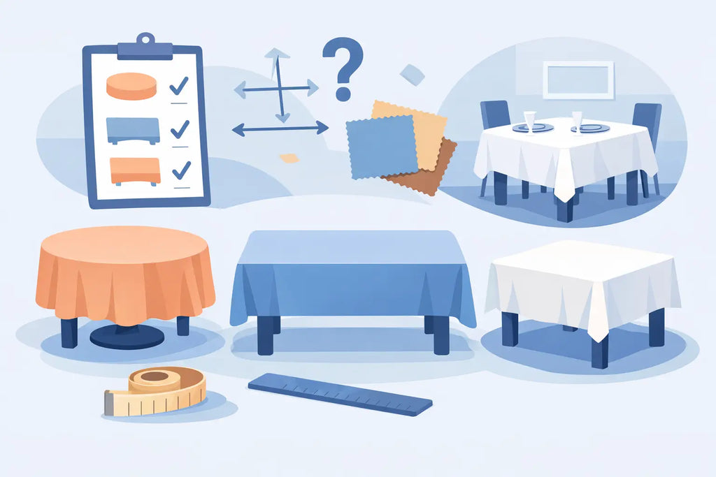 How to Choose Tablecloth Size Right