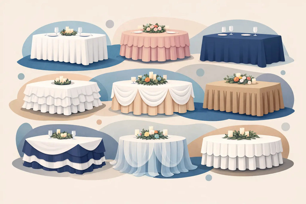 9 Best Banquet Table Skirt Styles to Use