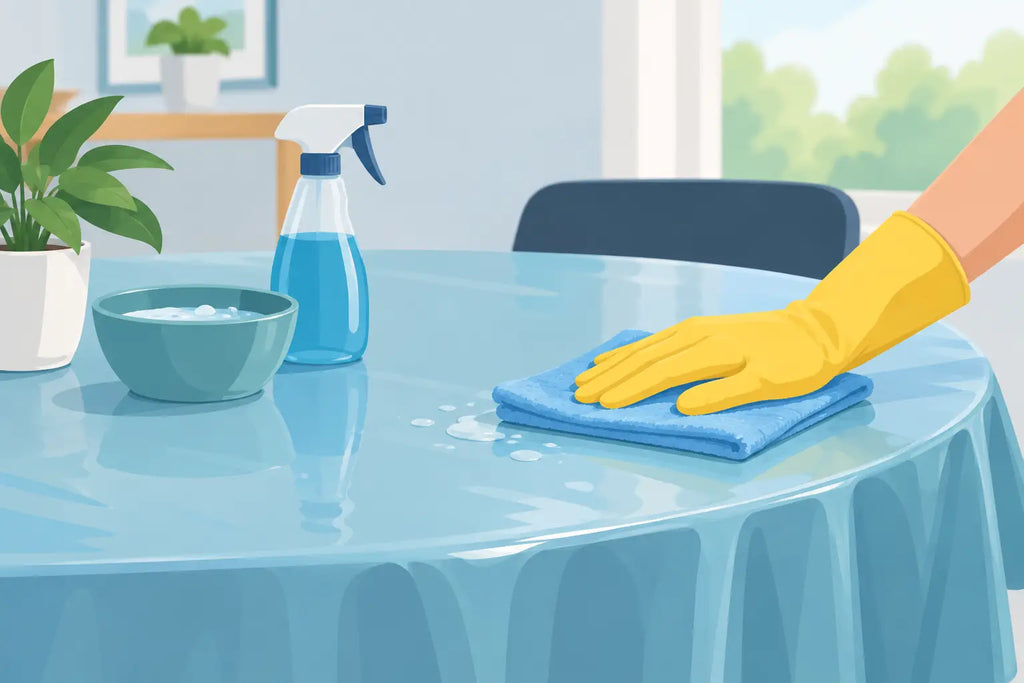 How to Clean Vinyl Tablecloths Without Damage