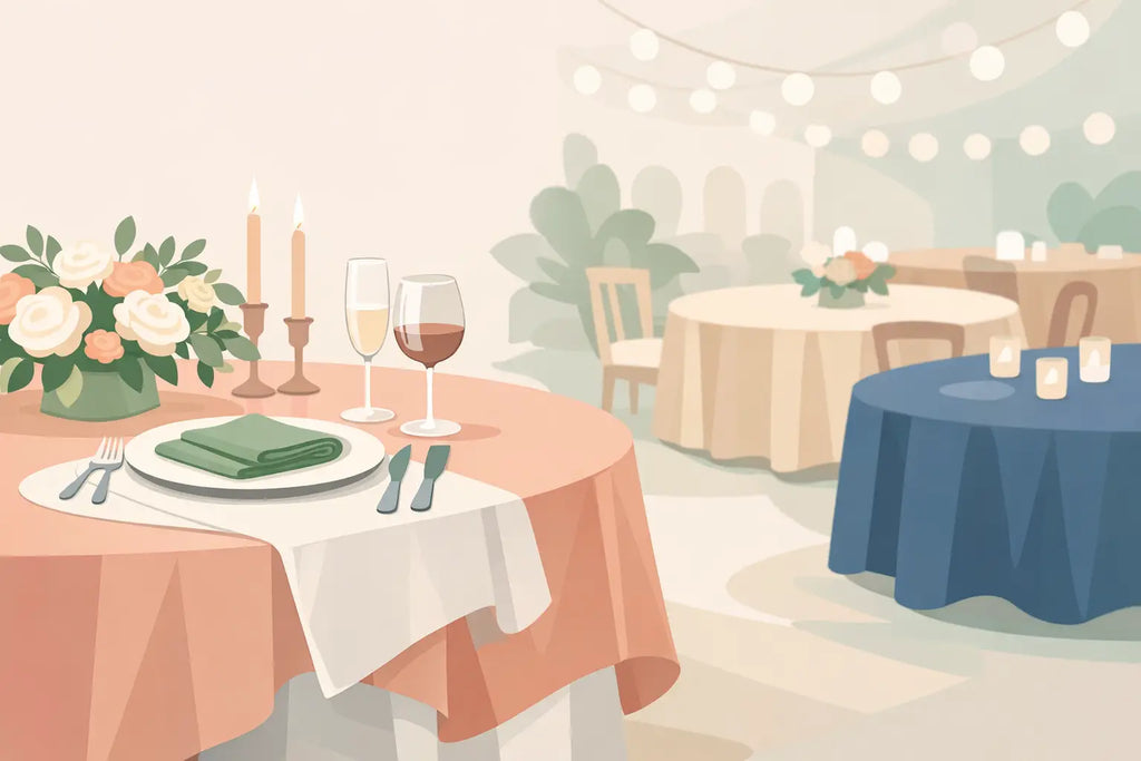 Event Linens That Fit the Table and the Moment