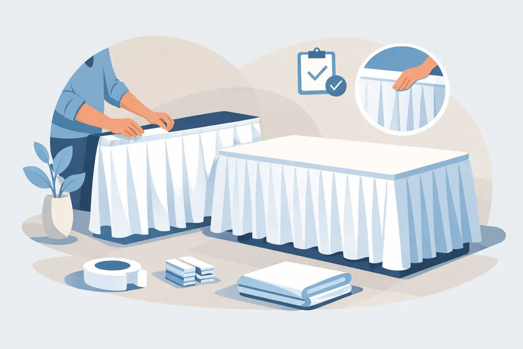 How to Install Table Skirts for a Clean Fit