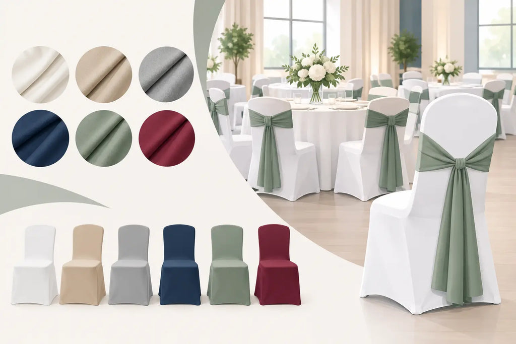 Chair Cover Fabric Guide for Events and Venues