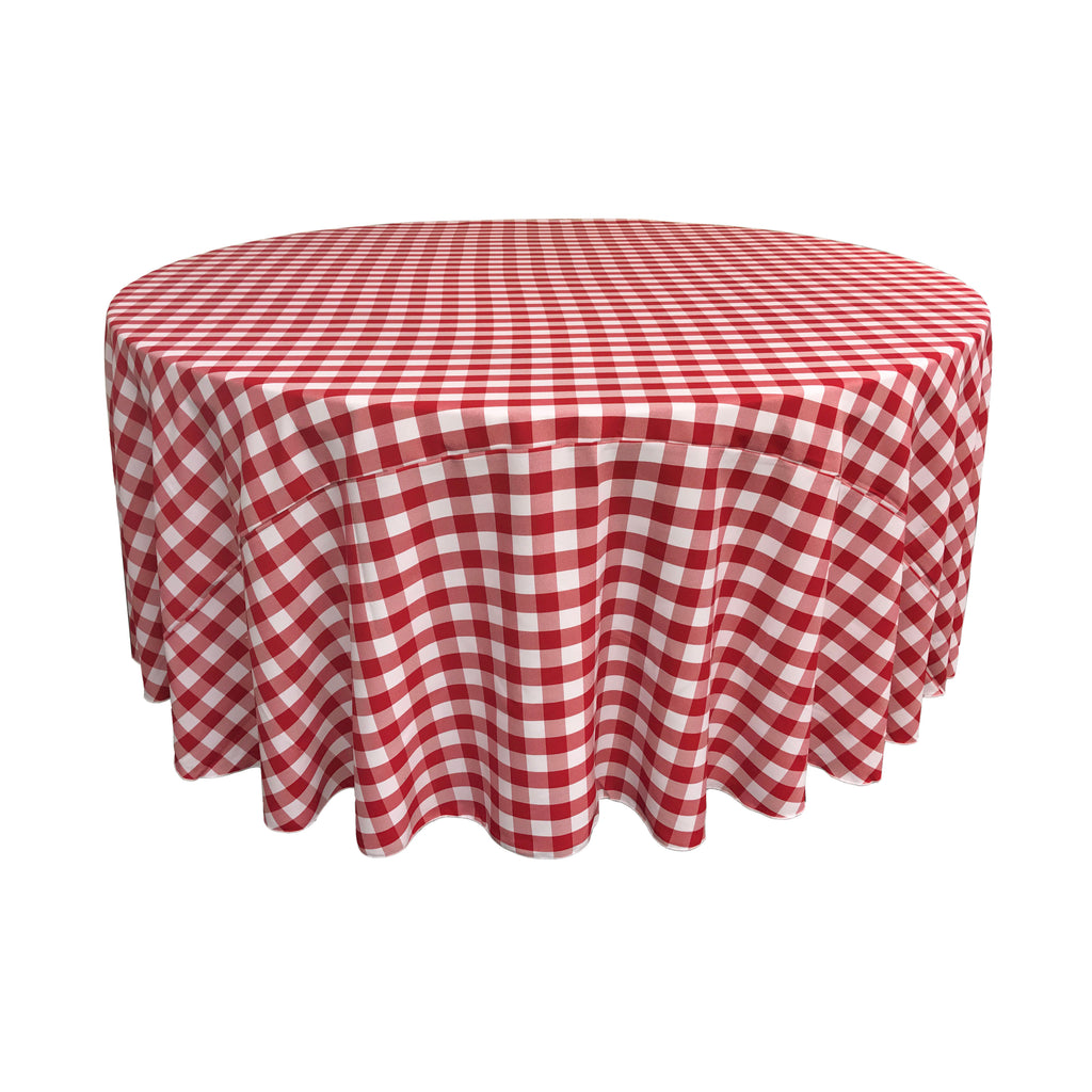 Tablecloth Checkered Round 132
