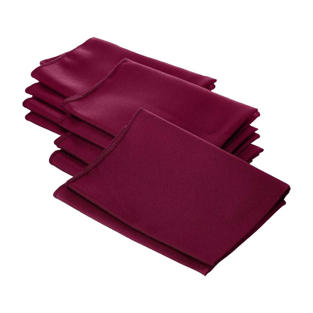 Polyester Poplin Napkin 18 by 18-Inch Pack of 10 - LA Linen
