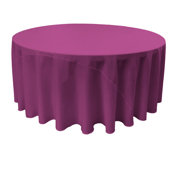 Polyester Poplin 132" Round - LA Linen