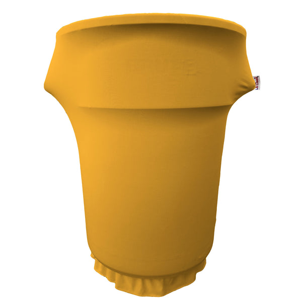 Spandex Cover fitted for 55 Gallon Trash can on wheels - LA Linen
