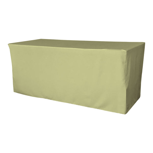 Polyester Poplin Fitted Tablecloth 72" x 30" x 30" High - LA Linen