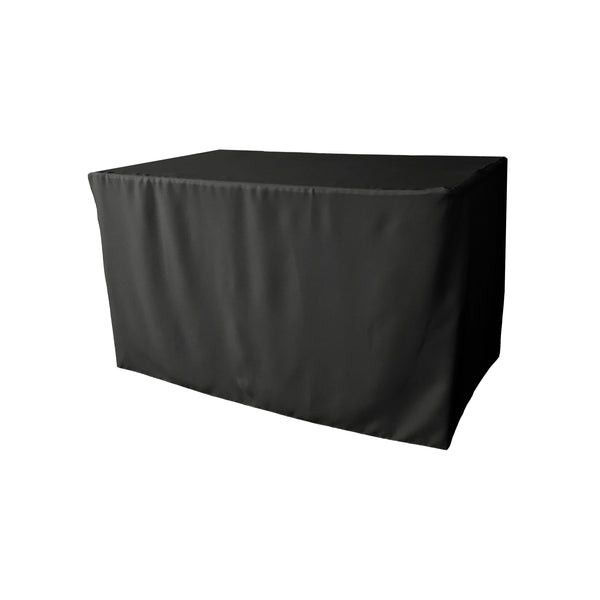 Polyester Poplin Fitted Tablecloth 48" x 24" x 30" - LA Linen