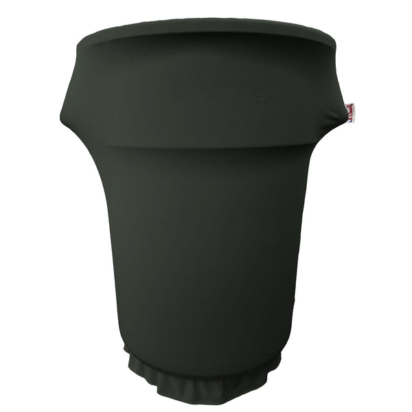 Spandex Cover fitted for 55 Gallon Trash can on wheels - LA Linen