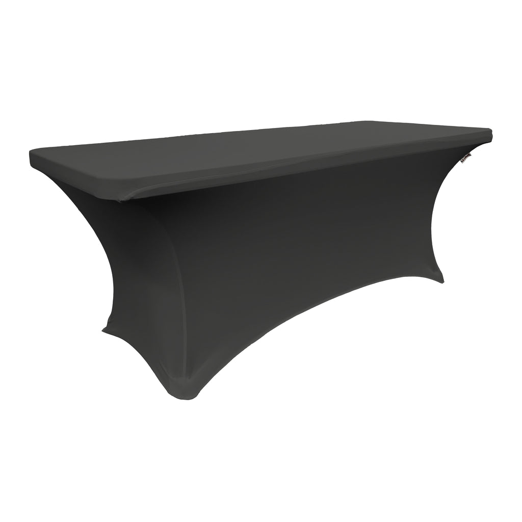 8 Foot Rectangular Stretch Spandex Tablecloth - LA Linen