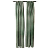 LA Linen Checkered Backdrop Drape 58 by 96-Inch, Pack-2 Backdrop Color: White and Hunter Green