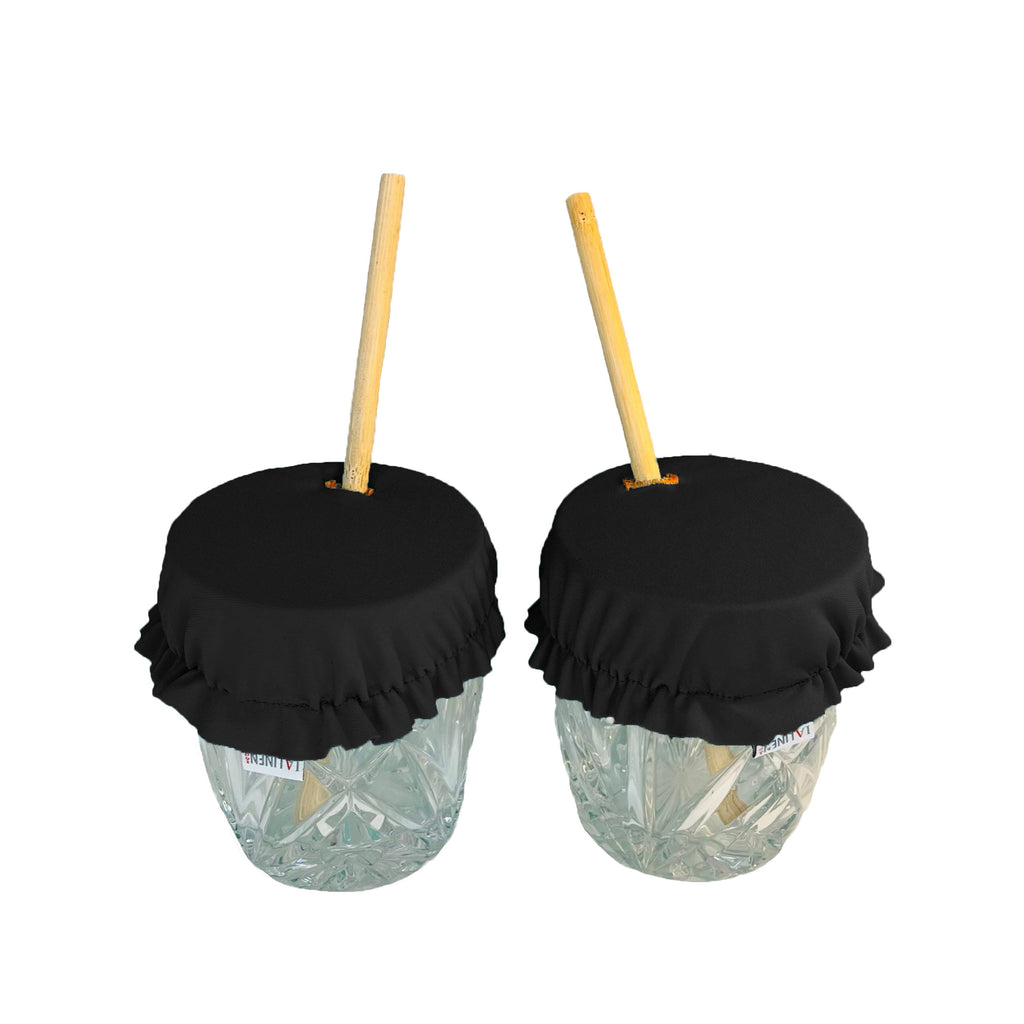 LA Linen Stretch Safety Drink Cover - Pack of 2