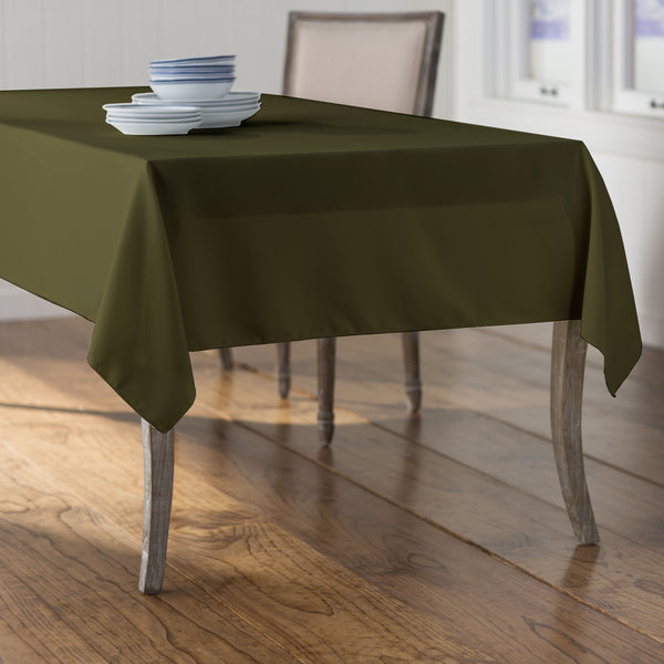 TableLinensforLess Polyester Rectangle Tablecloth, 60