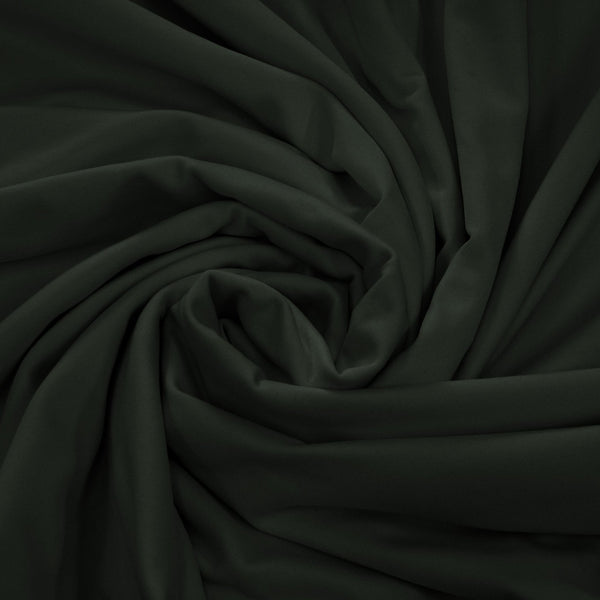 LA Linen Spandex Fabric Sample 4x4 in Black