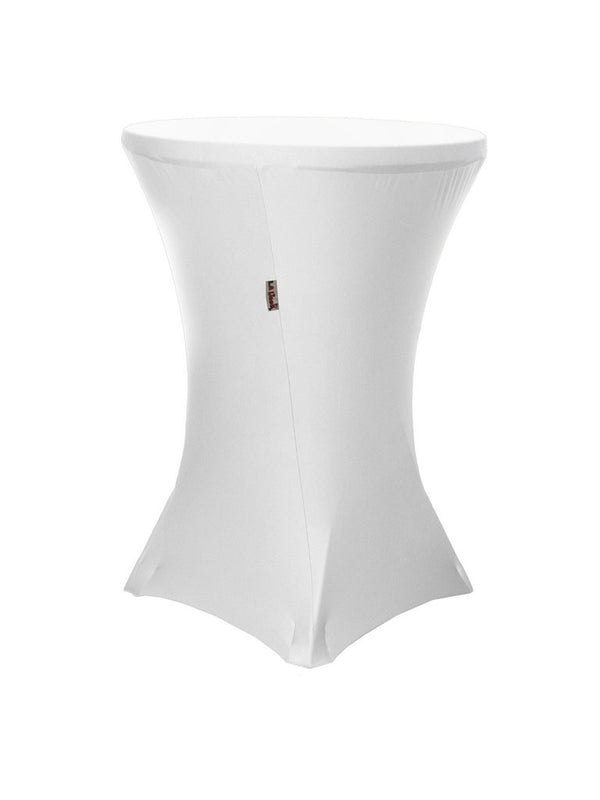 36 " Round, 42" High, Cocktail Bar Stretch Spandex Tablecloth - LA Linen