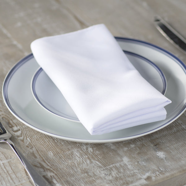 Polyester Poplin Napkin 18 by 18-Inch Pack of 10 - LA Linen